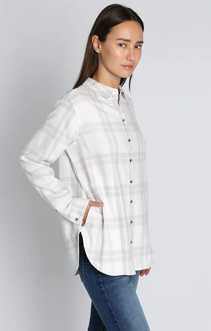 JACHS GF Ivory Plaid Flannel | JACHS NY