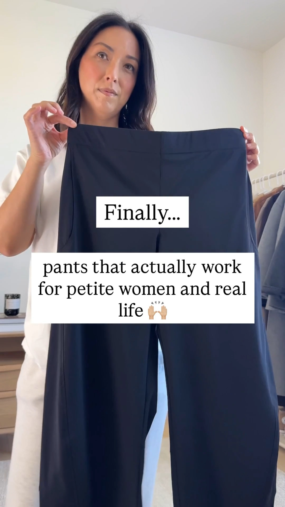 Ruti On The Loose Work Pant 3 ways. Saw these pants all over Instagram and had to try them since they're barrels. Very comfortable and elevated and I love that they can be worn for anything  - mom life, casual wear, and work life. You can even dress them up. Not a true high rise for me, so I had to size up for extra comfort. Wearing petite 4. On sale  

Look 1
Zara cropped jacket small (old)
Aritzia tee medium
Ruti pants petite 4
Onitsuka tiger sneakers 4 mens
Mansur Gavriel tote
YSL sunglasses

Look 2
AYR denim jacket small
Aritzia tee medium
Everlane sweater xs
Ruti pants petite 4
Veronica Beard loafers 5.5, but run tts
Liffner shoulder bag
Celine sunglasses

Look 3
Everlane sweater xs
Ruti pants petite 4
Sam Edelman loafers 5
Quince bag
YSL sunglasses 

Petite style 

#LTKmomlife #LTKSaleAlert #LTKPetite