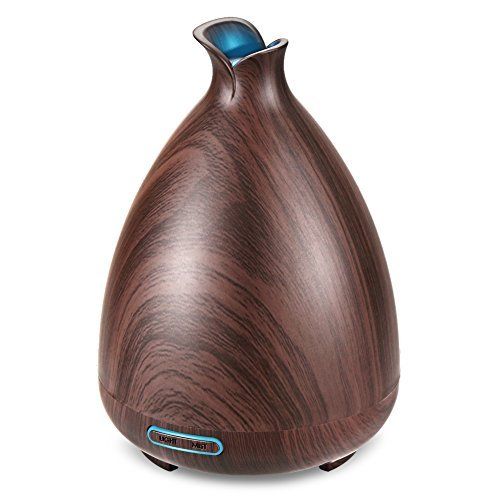 URPOWER Essential Oil Diffuser, 150ml Wood Grain Ultrasonic Aromatherapy Oil Diffuser with Adjust... | Amazon (US)