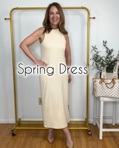 One knit dress, one sweater, and two jackets, and you can make multiple outfits. This is a versatile dress for spring/summer and vacation. 

#LTKfindsunder100 #LTKover40 #LTKSeasonal