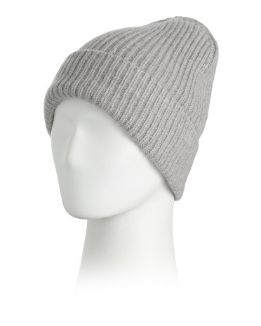 Cashmere Blend Mini Ribbed Beanie For Women, Wool/Cashmere | TJ Maxx