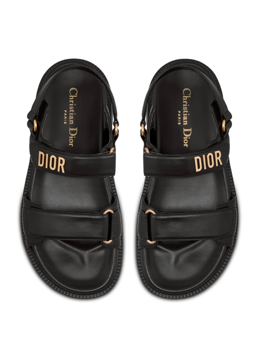 Dior 10MM DIORACT LEATHER SANDAL | Bergdorf Goodman