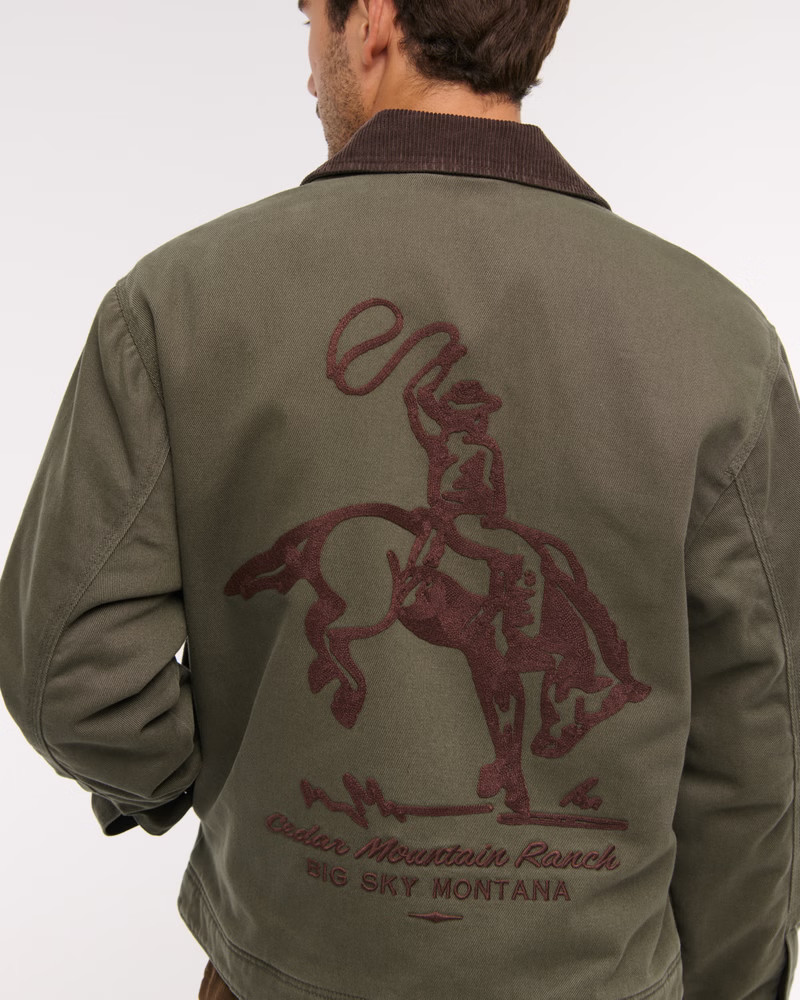 Zip Workwear Jacket | Abercrombie & Fitch (US)