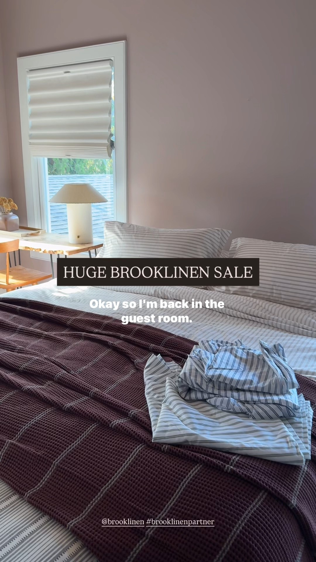 Only best bedding for our holiday guests! Brooklinen is having a huge Cyber Monday sale right now - 25% off sitewide and 50% off select bundles. Go grab some new bedding for yourself or pick up some great gifts for the holidays:) @brooklinen #Brooklinenpartner 