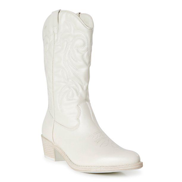 Madden NYC Women's Almond Toe Western Boots | Walmart (US)