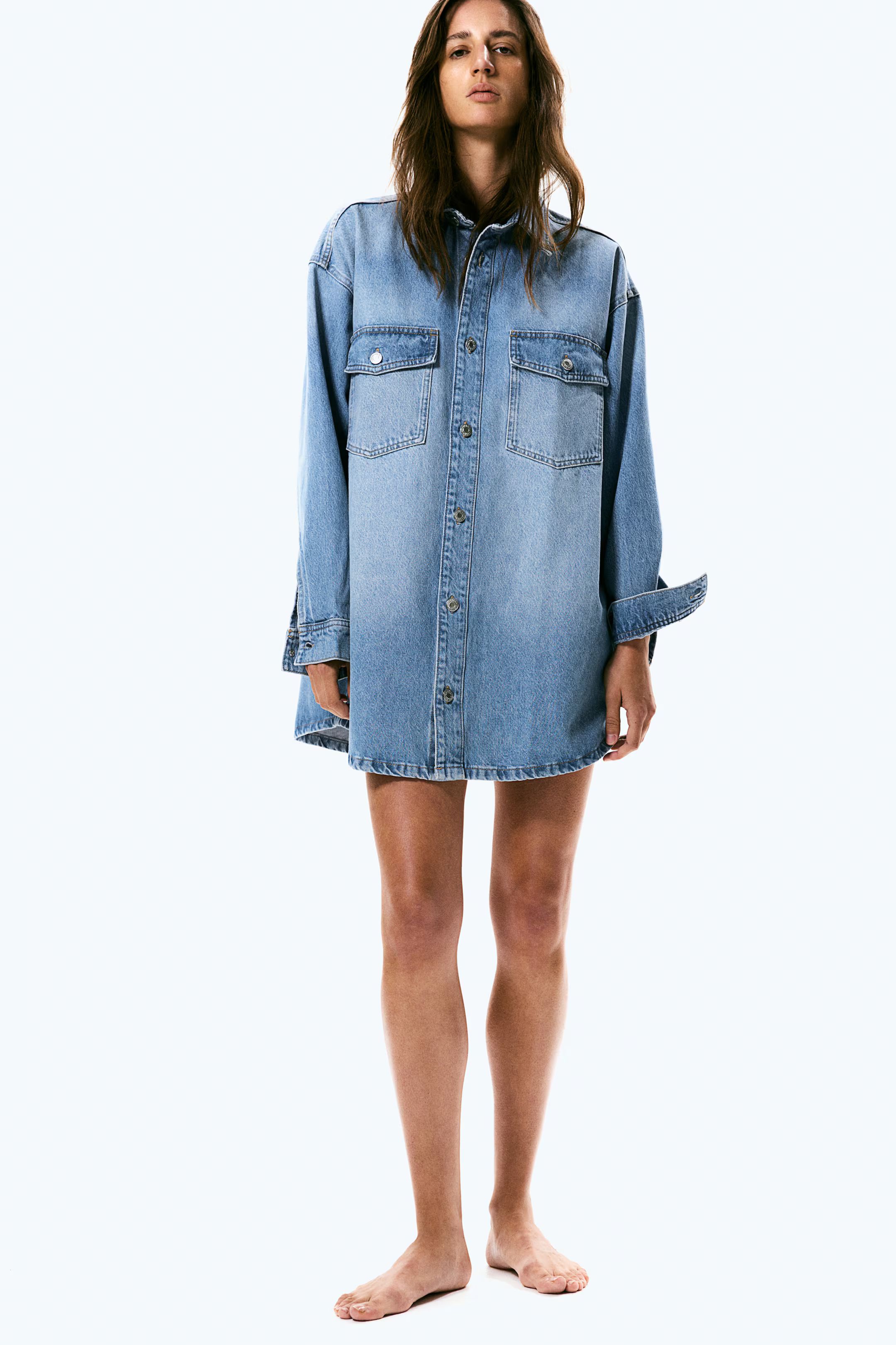 Oversized Denim Shirt | H&M (US + CA)