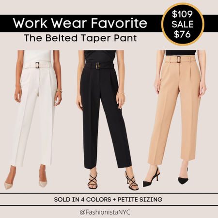 Slay the Office in these high waisted belted Trousers!!! Size Down - Sold in 4 colors and in Petite sizing!!! On SALE for #LaborDay Weekend 
Teacher Outfit - WFH - Back to School -  Office Outfit - Work Wear - Date Night - Concert - Vacation- Travel 

Follow my shop @fashionistanyc on the @shop.LTK app to shop this post and get my exclusive app-only content!

#liketkit #LTKFind #LTKSeasonal #LTKstyletip #LTKover40 #LTKmidsize #LTKunder100 #LTKsalealert
@shop.ltk
https://liketk.it/4hRqm