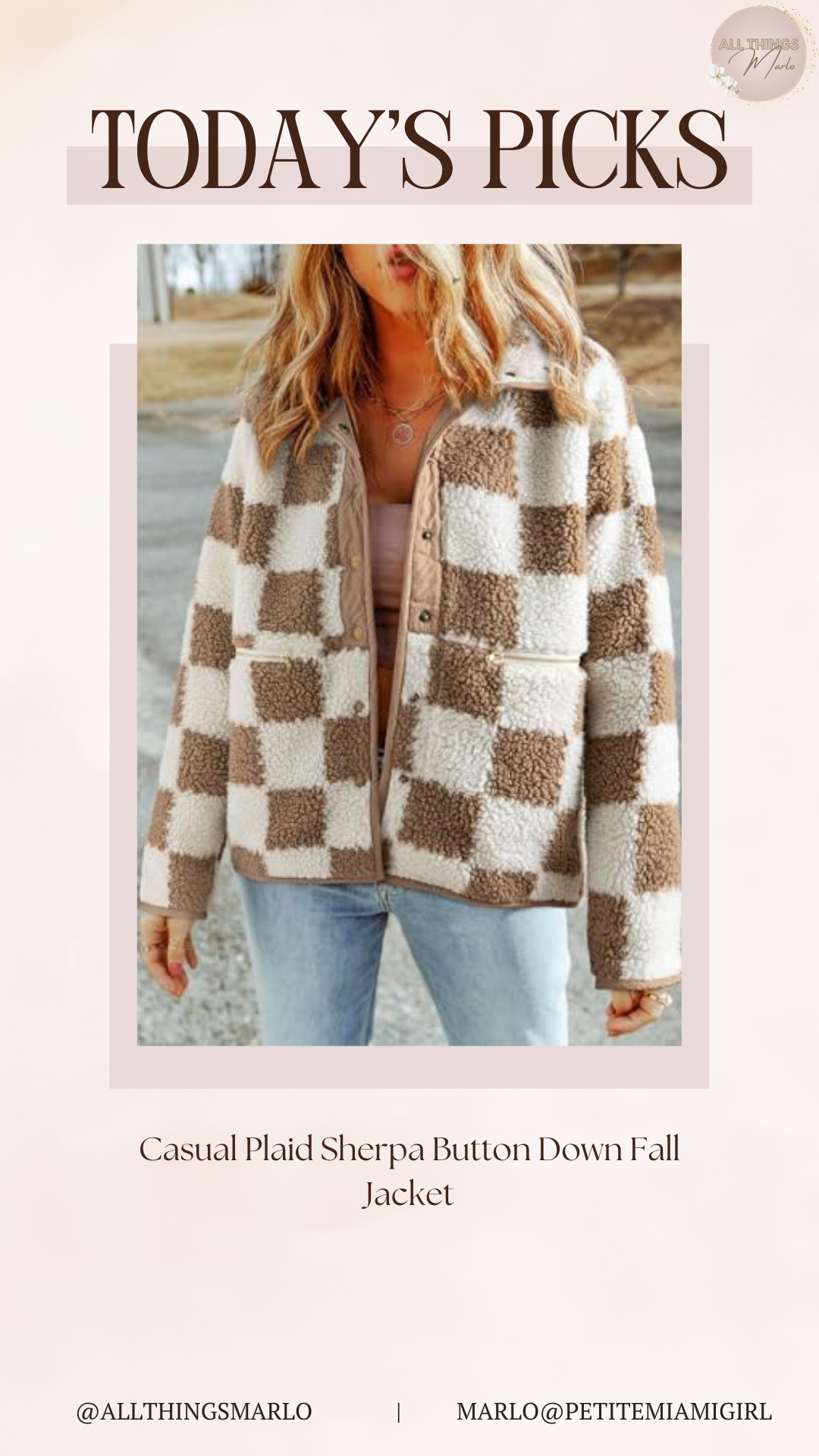 Casual Plaid Sherpa Button Down Fall Jacket 

 #LTKHoliday #LTKSeasonal #LTKOver40
