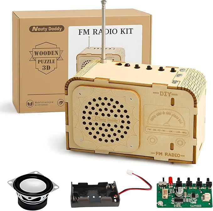 STEM Toys for Kids Age 8-14, Science Kits Educational DIY Radio Building Set - Wooden 3D Puzzle E... | Amazon (US)