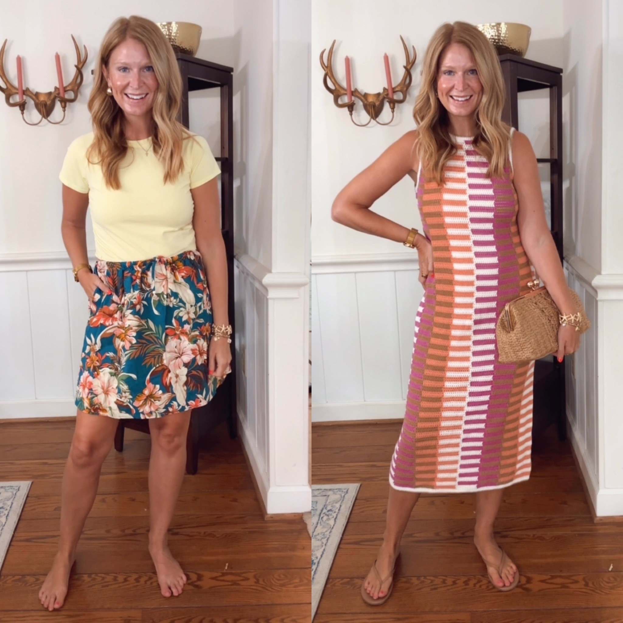 Another round of Target new arrivals! They just keep getting better this summer. 

Yellow top - L
Skirt - M
Dress - M

#targetdoesitagain #targetfinds #summerlooks #stylishmoms #affordablestyle