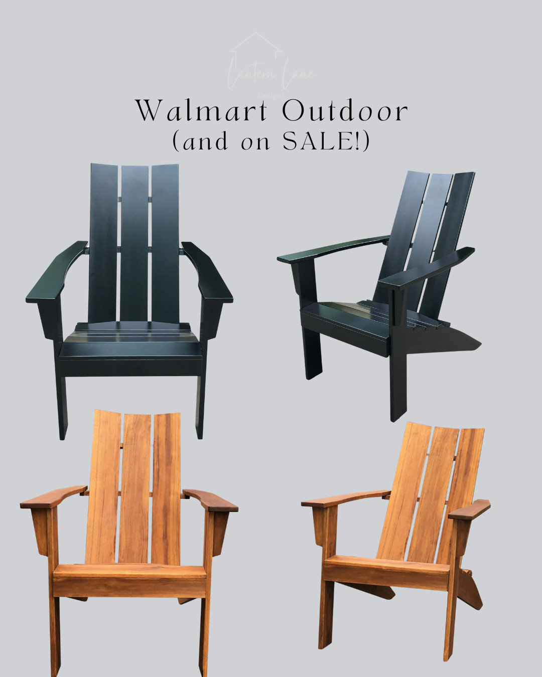Walmart Adirondack chairs on sale! Outdoor seating, outdoor chairs, outdoor decor 

 #LTKSeasonal #LTKHome #LTKSaleAlert