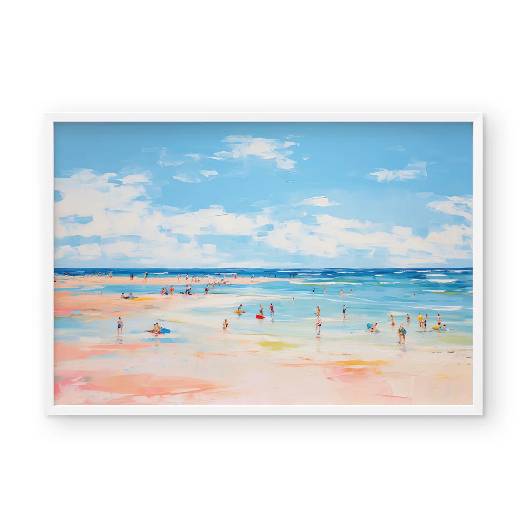 Playful Coastline | Modern Garden Collection Art Print | Urban Garden Prints
