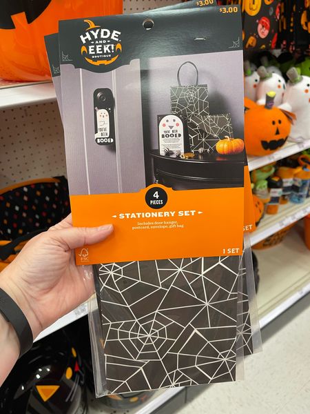 Make booing easy!! For $3, you get a cute gift bag, a you’ve been booed card and envelope, and a door hanger so everyone knows your recipient has already been booed! 

#LTKHalloween #LTKHoliday #LTKSeasonal