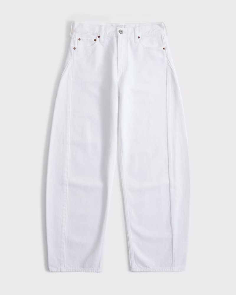 Mid Rise Barrel Jean | Abercrombie & Fitch (UK)
