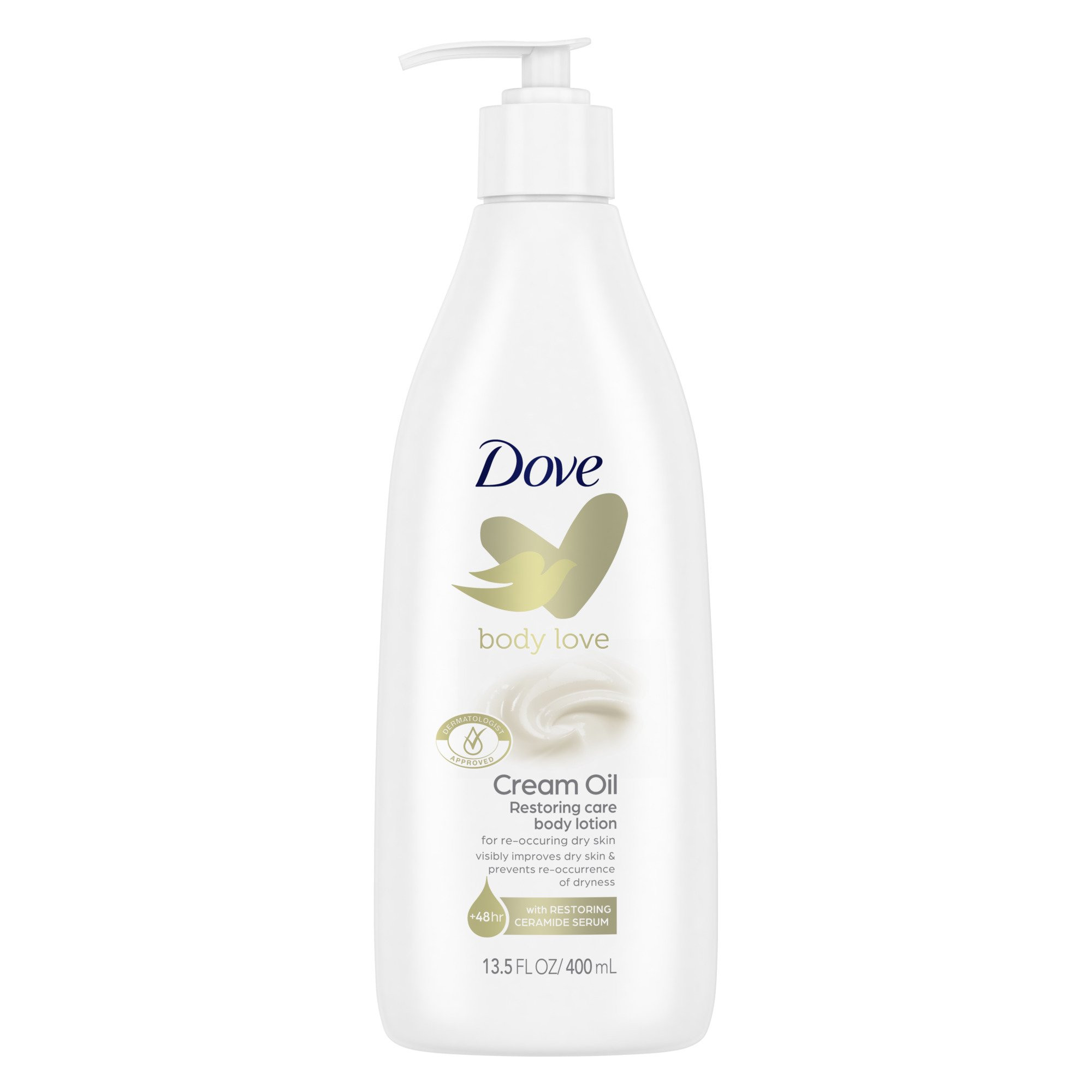 Dove Body Love Cream Oil Restoring Care Body Lotion 13.5 fl oz - Walmart.com | Walmart (US)