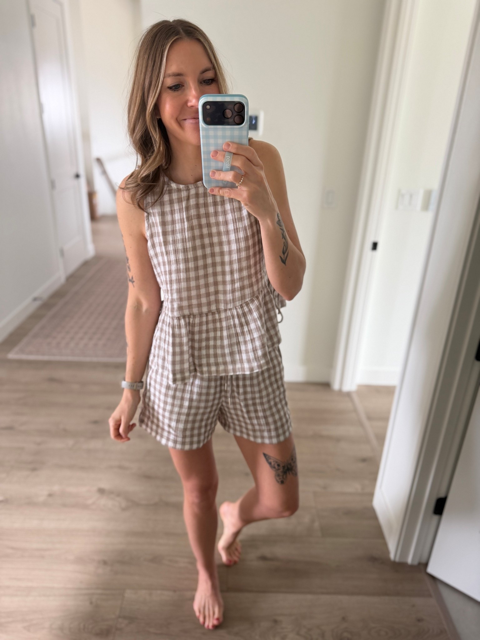 Obsessed with this matching set! Currently 40% off. Wearing a S in both (but the shorts run big)  

#LTKSaleAlert #LTKootd #LTKTall