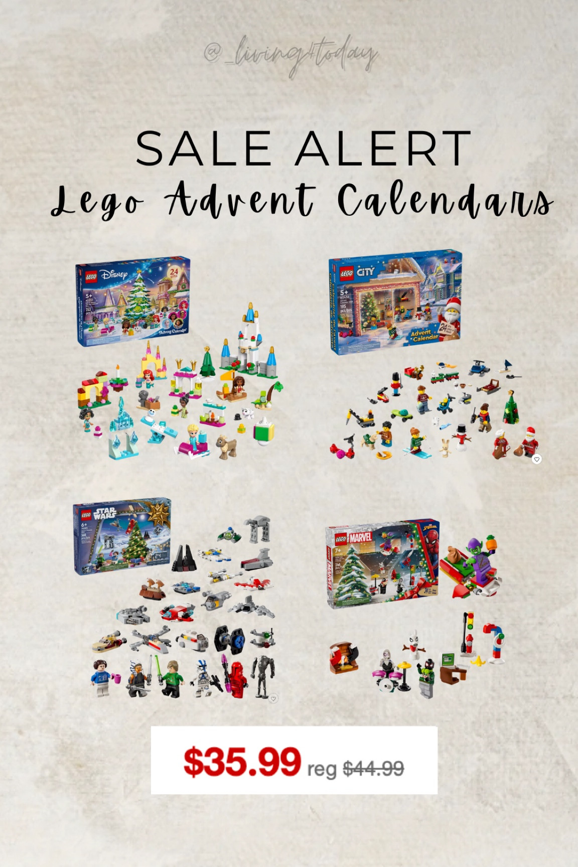 Lego advent calendars are 20% off at Target! Christmas sets, Disney sets, Spider-Man & everything in between 🎄🎁

#LTKHoliday #LTKSaleAlert #LTKKids