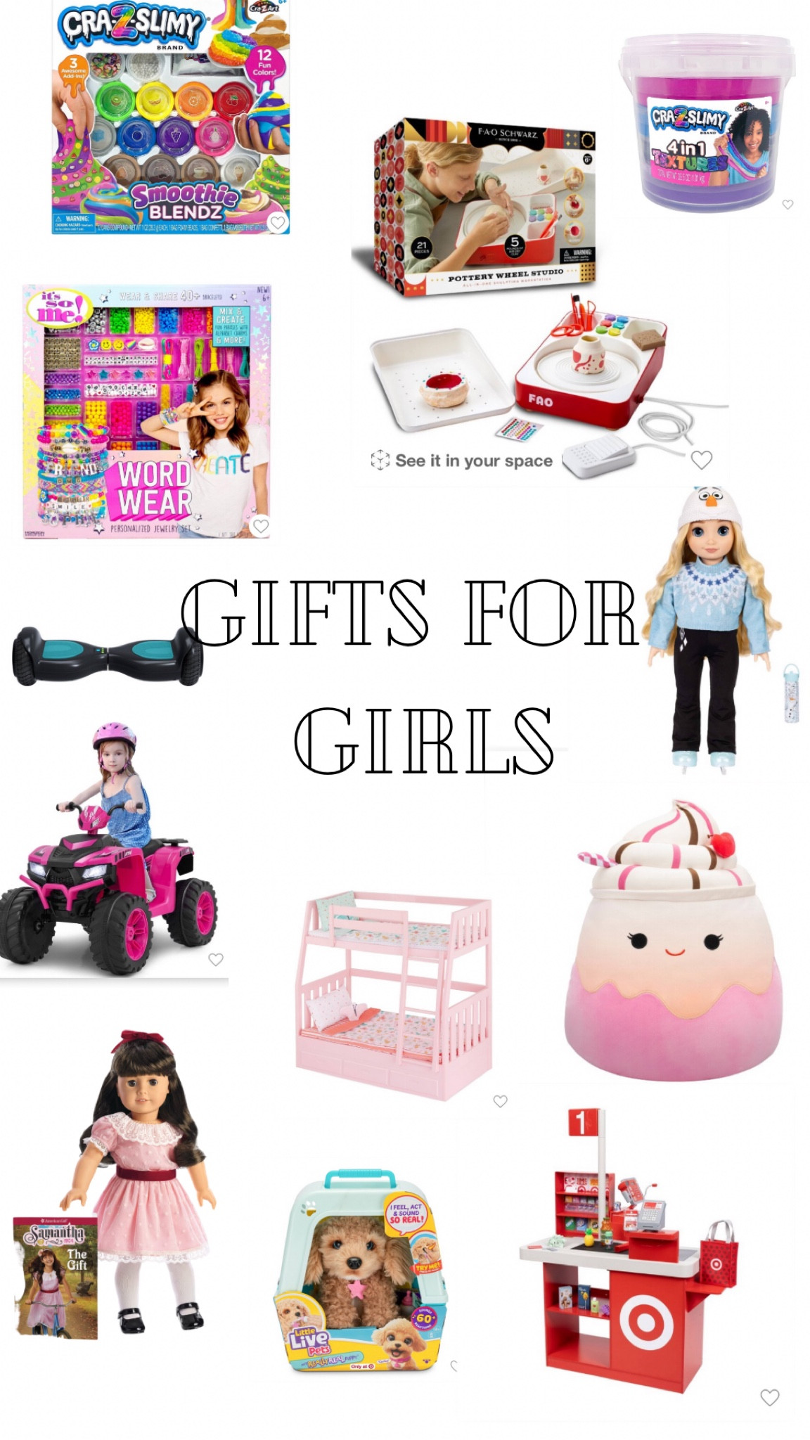 Gifts for Girl 

#LTKCyberWeek #LTKGiftGuide #LTKHoliday