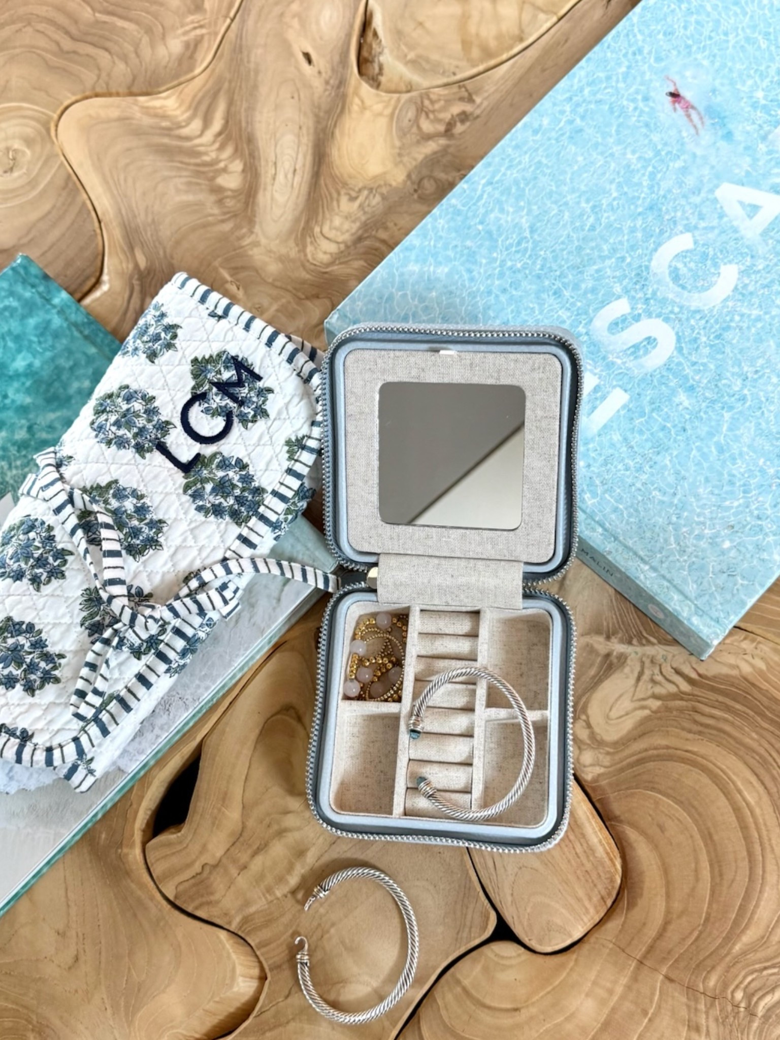 This jewelry case is a need for traveling! It keeps all my jewelry organized and safe! I love this for upcoming summer trips or a thoughtful gift!

Travel Bag, Jewelry Holder, Earrings, Bracelet, Necklace

#LTKTravel #LTKmomlife #LTKSeasonal