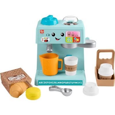 Fisher-Price Laugh & Learn Learn & Serve Coffee Cafe Playset with Smart Stages & 10 Pretend Play ... | Target