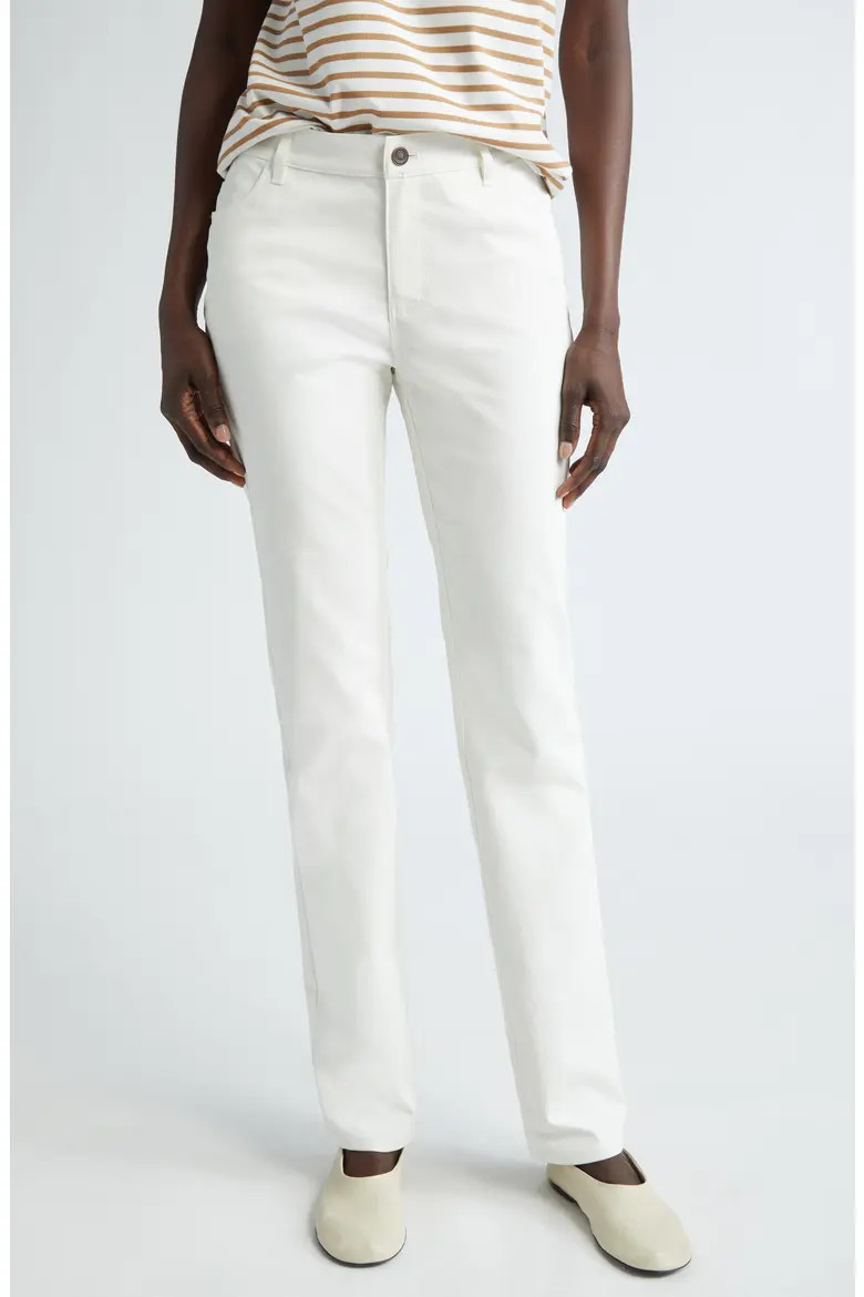 Thompson Waxed Denim Slim Leg Jeans (Women) | Nordstrom | Nordstrom