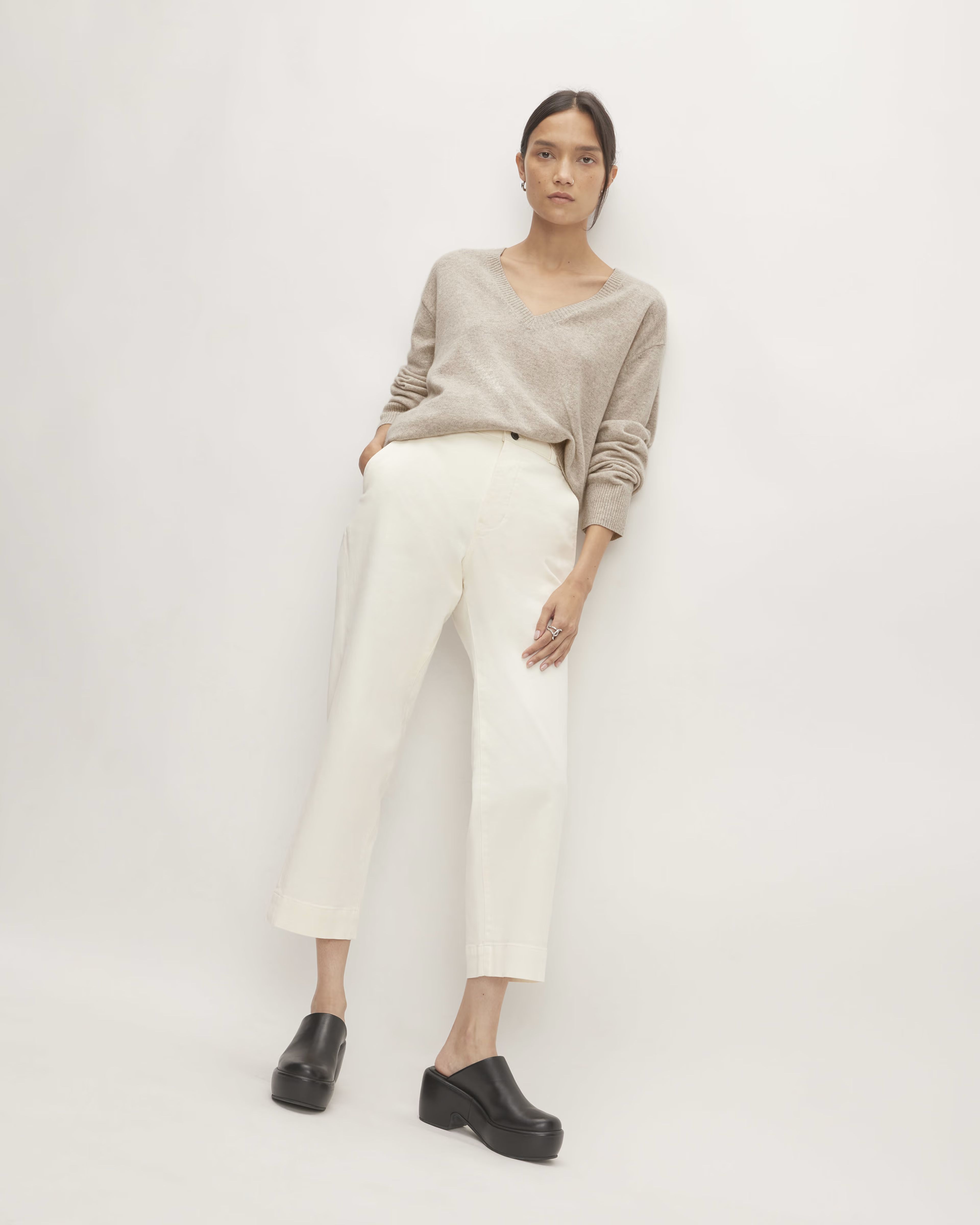 The Cashmere Relaxed V-Neck | Everlane