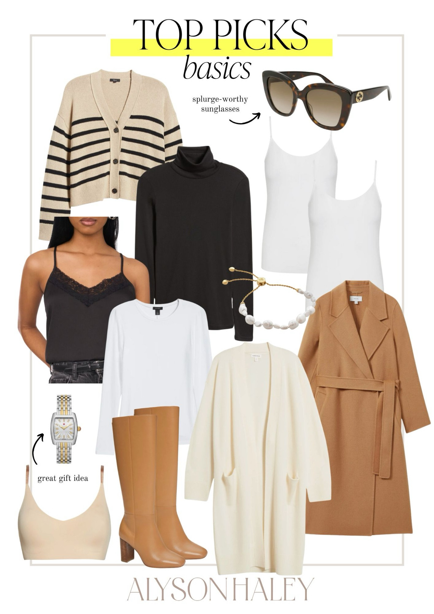 Must have basics from the Nordstrom Anniversary Sale! This striped cardigan, knee high boots, and this Reiss wool coat will last you years! 

#LTKSaleAlert #LTKxNSale #LTKStyleTip