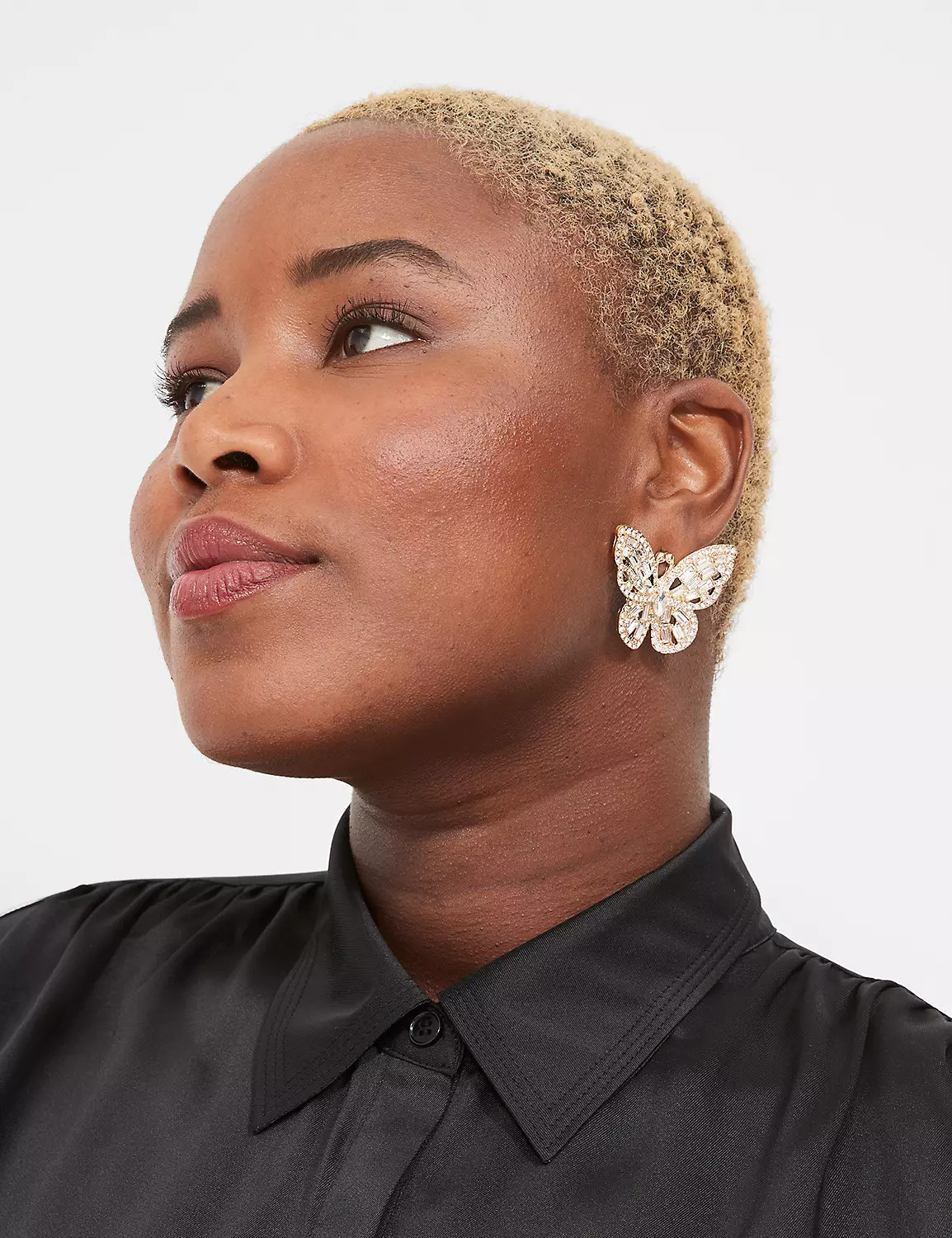 Pave Butterfly Statement Earrings | LaneBryant | Lane Bryant (US)