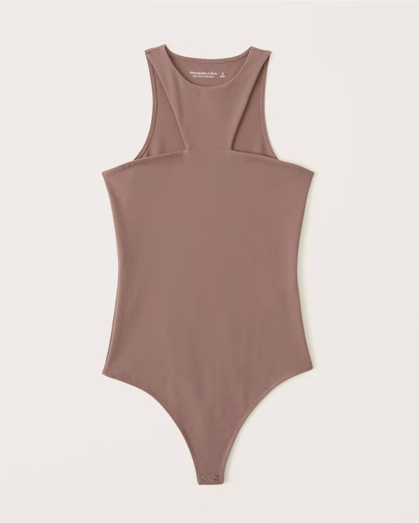 Seamless Fabric High-Neck Bodysuit | Abercrombie & Fitch (US)