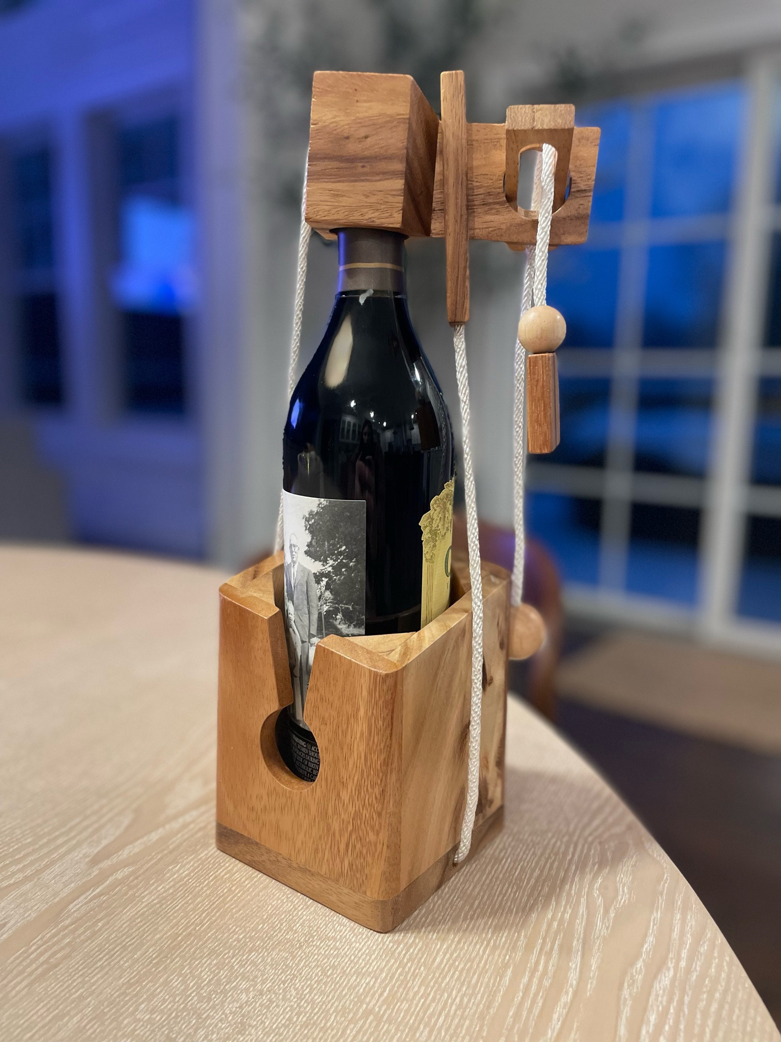 such a fun and different way to bring or gift a bottle of wine! 🍷 a wine puzzle brain teaser that needs to be solved in order to get the wine out 🧠 

host // hostess // gifts for him her // holidays // presents // gift ideas 

#LTKHome #LTKFindsUnder50 #LTKHoliday
