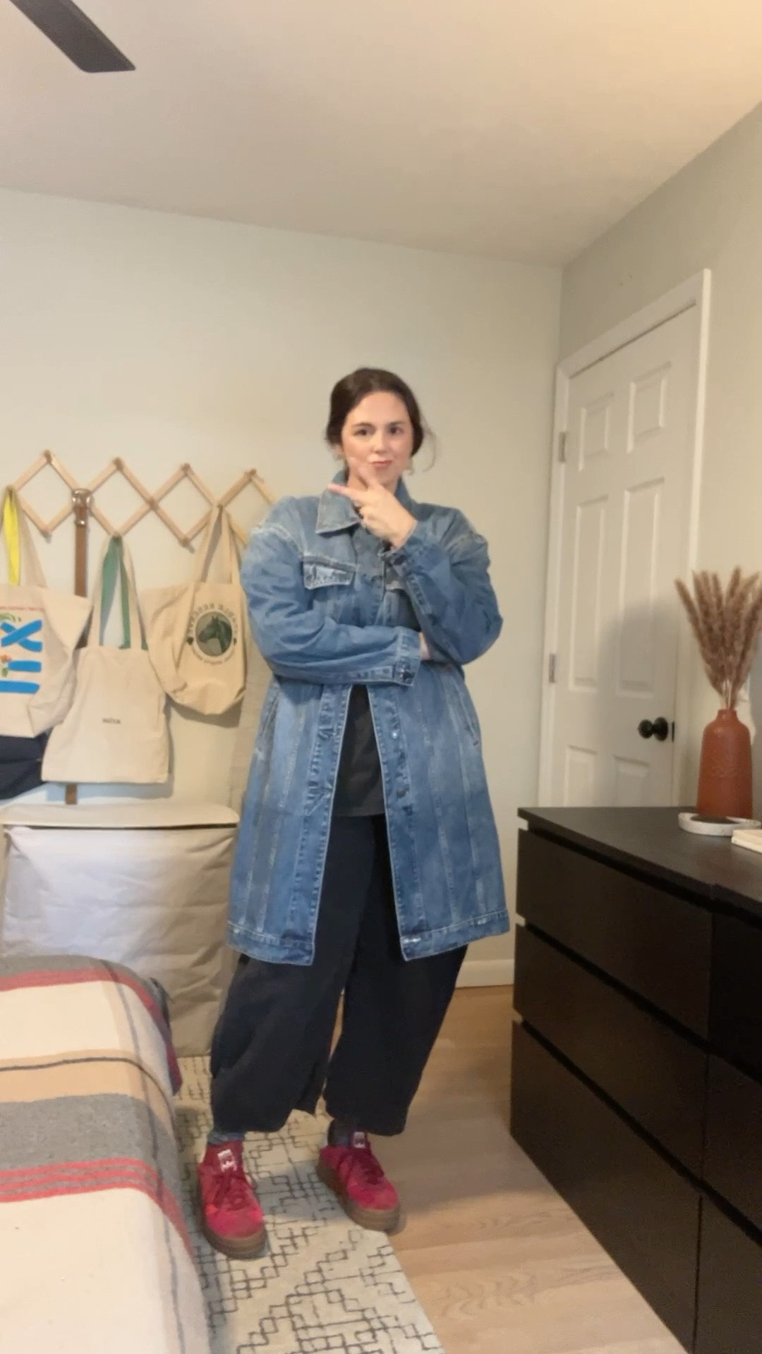 Throwing peace ✌️ signs like it’s 2009. I’m not a regular mom, I’m a cool 😎 mom. 

#LTKmomlife #LTKootd #LTKMidsize