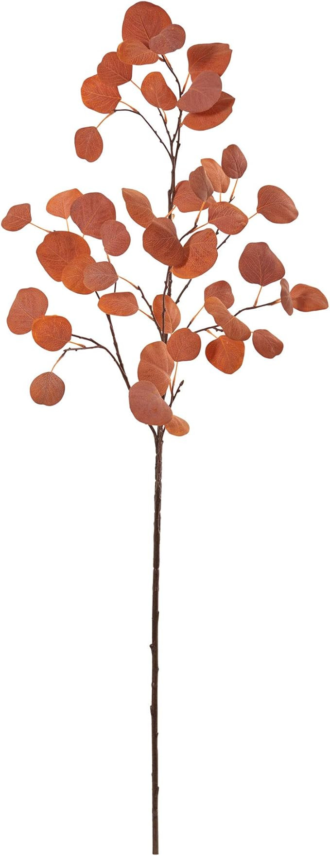 Nearly Natural 42” Eucalyptus Spray Artificial (Set of 6) Silk Plants Orange | Amazon (US)