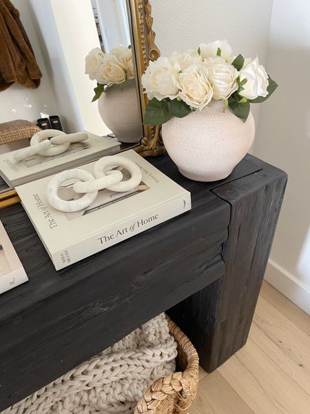 HOME \ entry console table decor details from Target and Amazon🤍

Entryway 
Vase
Flowers 

#LTKfindsunder50 #LTKhome