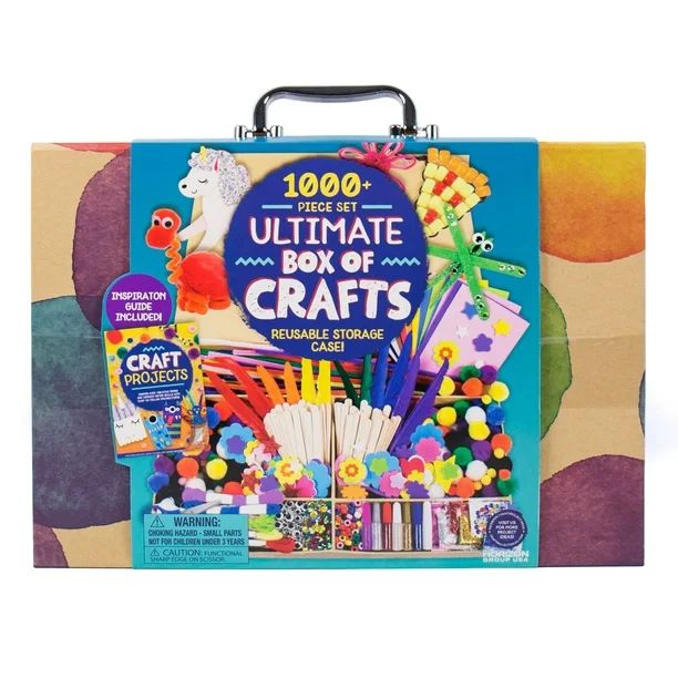 Ultimate Box of Crafts, Over 1,000 Piece Set - Walmart.com | Walmart (US)