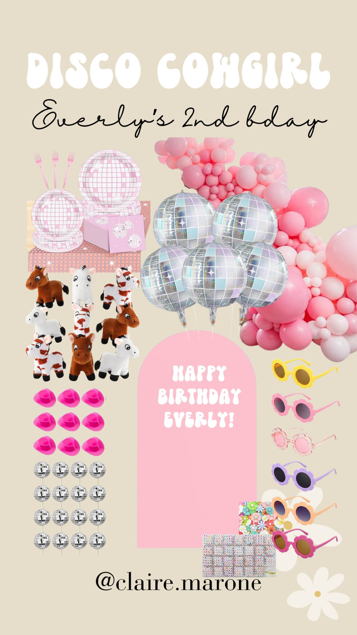 Welcome TWO the Wild West 🪩🐮🤠 This theme was SOOO much fun to play with! I wanted it to be sparkly, dainty and spunky just like my little love. Highly recommend all of these products at a great budget friendly price  

#LTKParties #LTKBaby #LTKKids