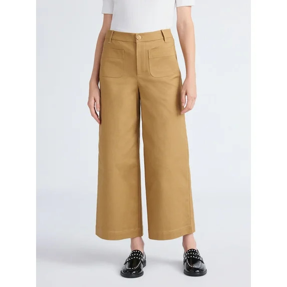 Free Assembly Women's Cropped Trousers, 26" Inseam, Sizes 0-16 | Walmart (US)
