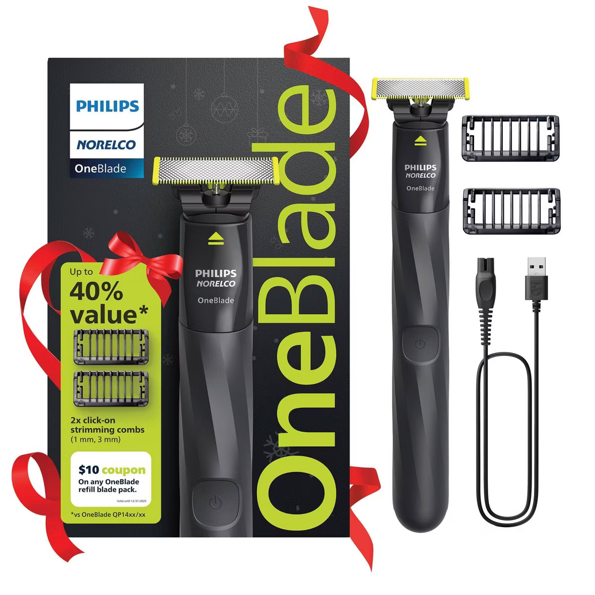 Philips Norelco OneBlade Holiday Giftset - 7ct | Target