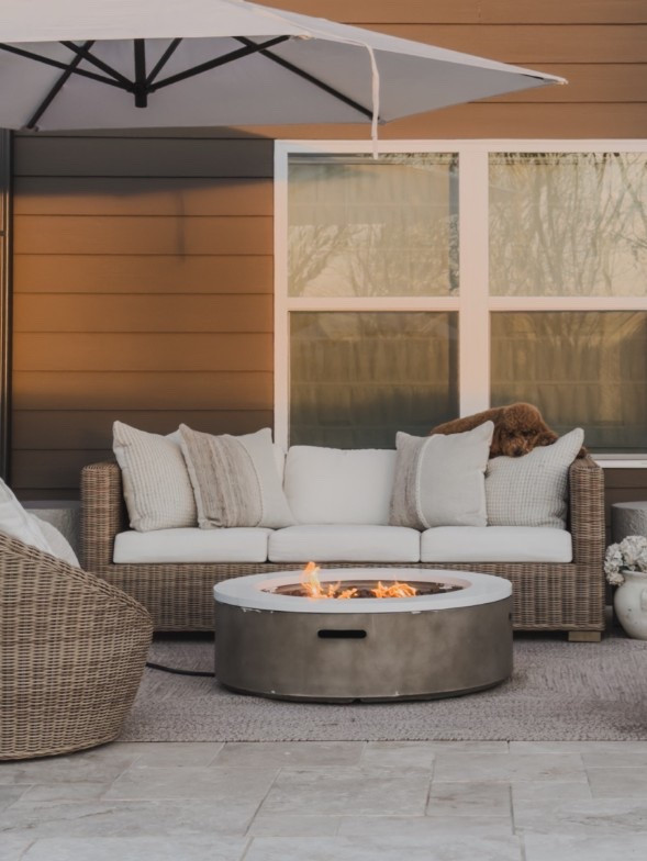 Outdoor season is here, and these are the pieces I reach for year after year from Wayfair.

From our all weather wicker dining chairs to the neutral outdoor rugs, durable umbrellas, and the fire pit we use all the time, each piece has held up beautifully and made our backyard feel like a true extension of our home.
@wayfair #AD #wayfair #wayfairpartner #wishyouwerehere #outdoor