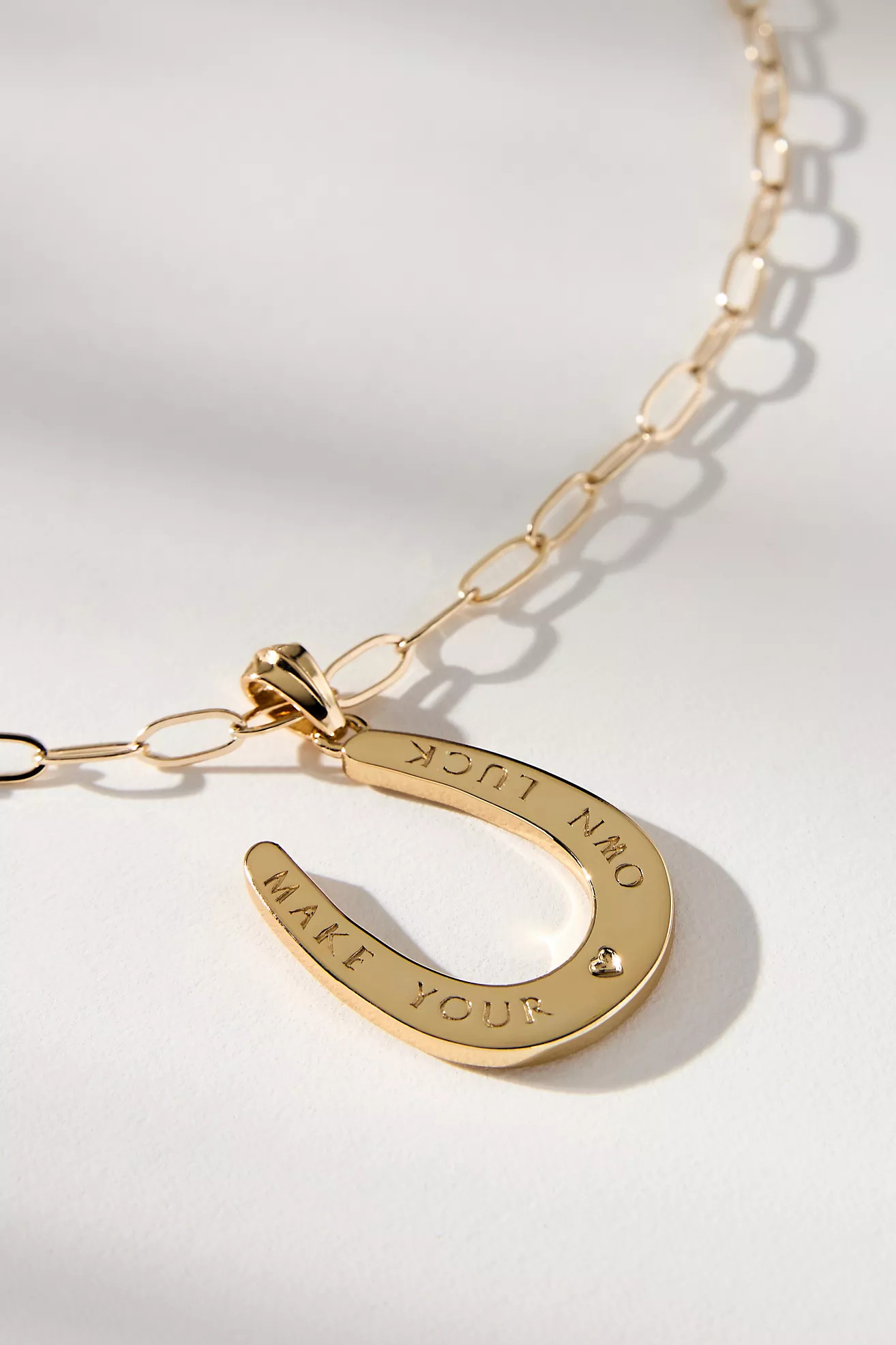 Jane Win Lucky Starry Horseshoe Pendant Necklace | Anthropologie (US)
