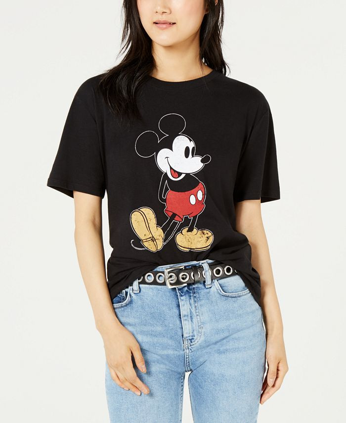 Disney Juniors' Mickey Graphic T-Shirt & Reviews - Tops - Juniors - Macy's | Macys (US)