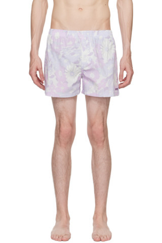 Purple Le Papier 'Le Calecon' Swim Shorts | SSENSE