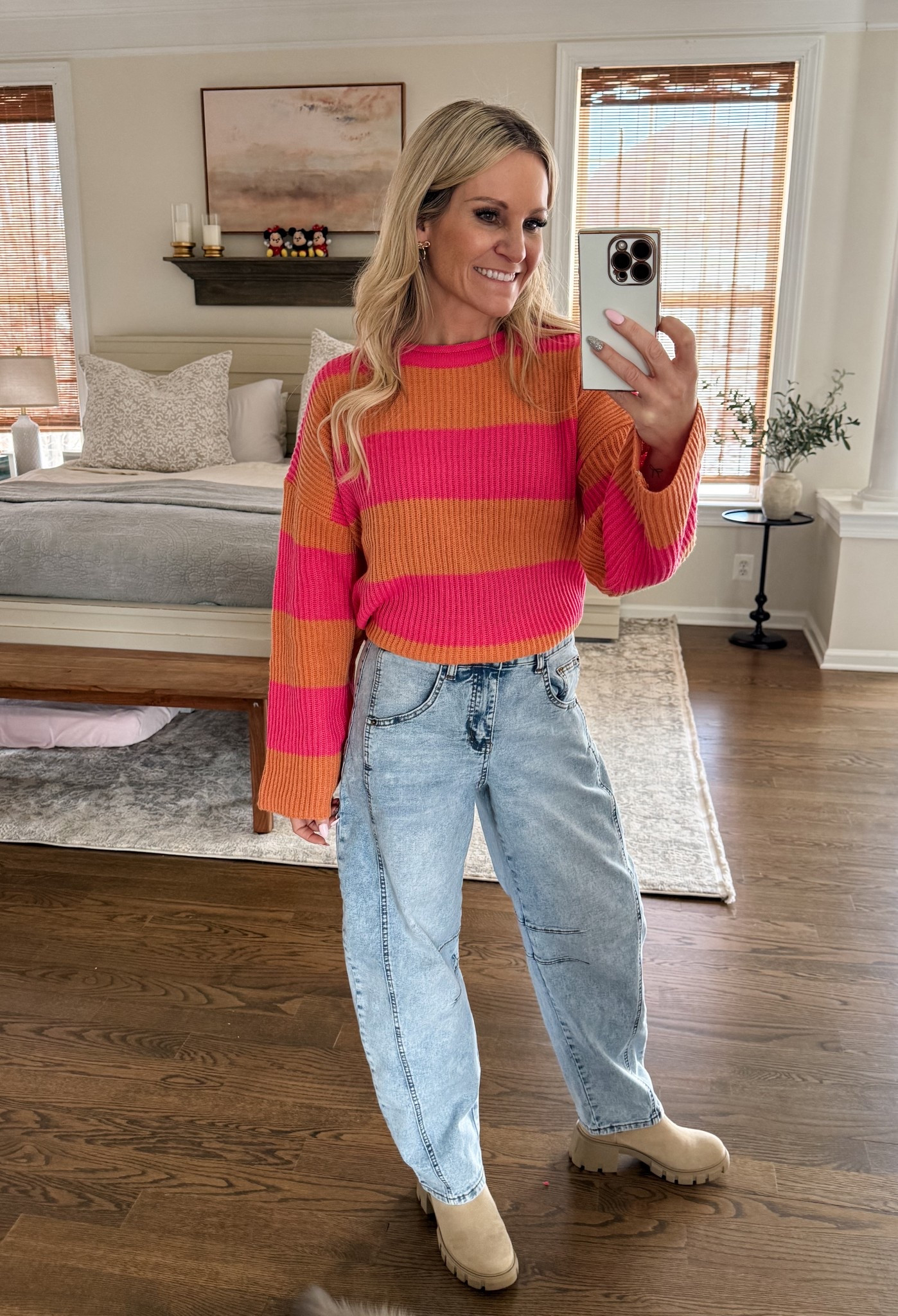 Barrel jeans are super cute! 

#LTKdayinmylife #LTKmomlife #LTKOver40