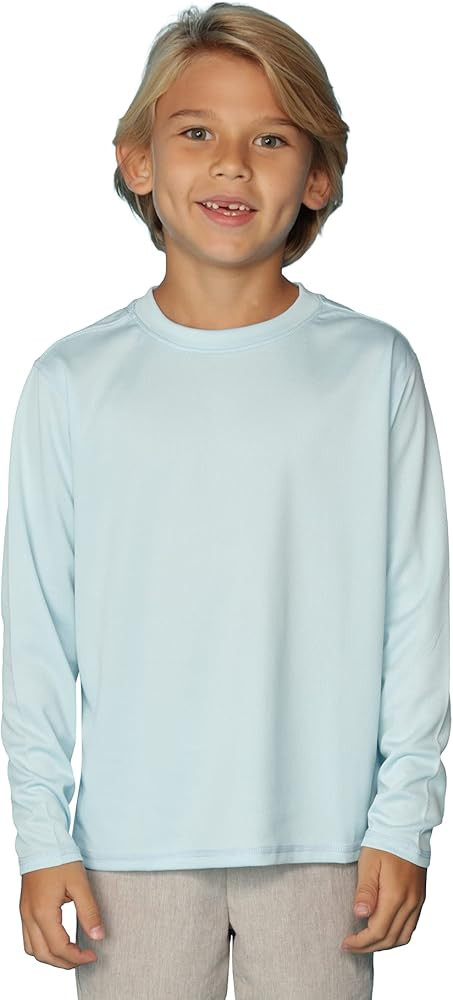 INGEAR Swim Shirts for Boys Dry Fit UV Sun Protective Rash Guard Workout Performance Shirts | Amazon (US)