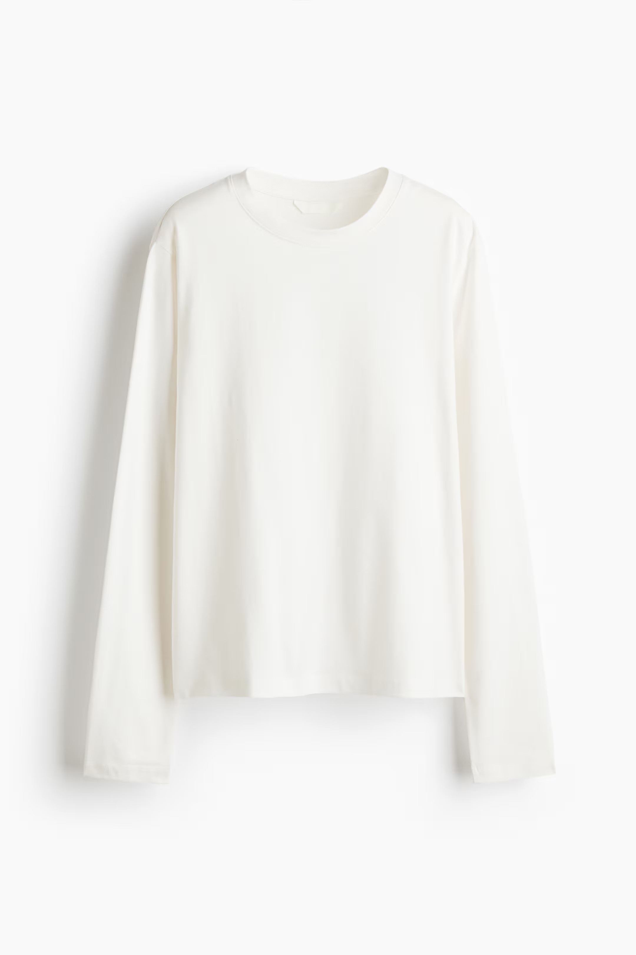 Long-sleeved cotton top | H&M (UK, MY, IN, SG, PH, TW, HK)
