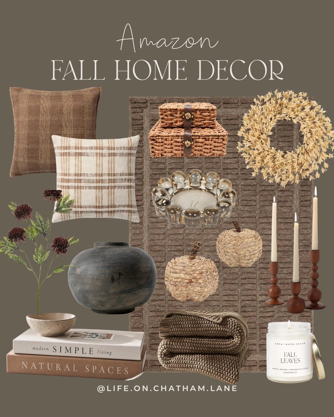 Amazon fall decor finds!  From fall throw pillows, stems, candles, wreaths, and more!

#LTKHome #LTKSeasonal