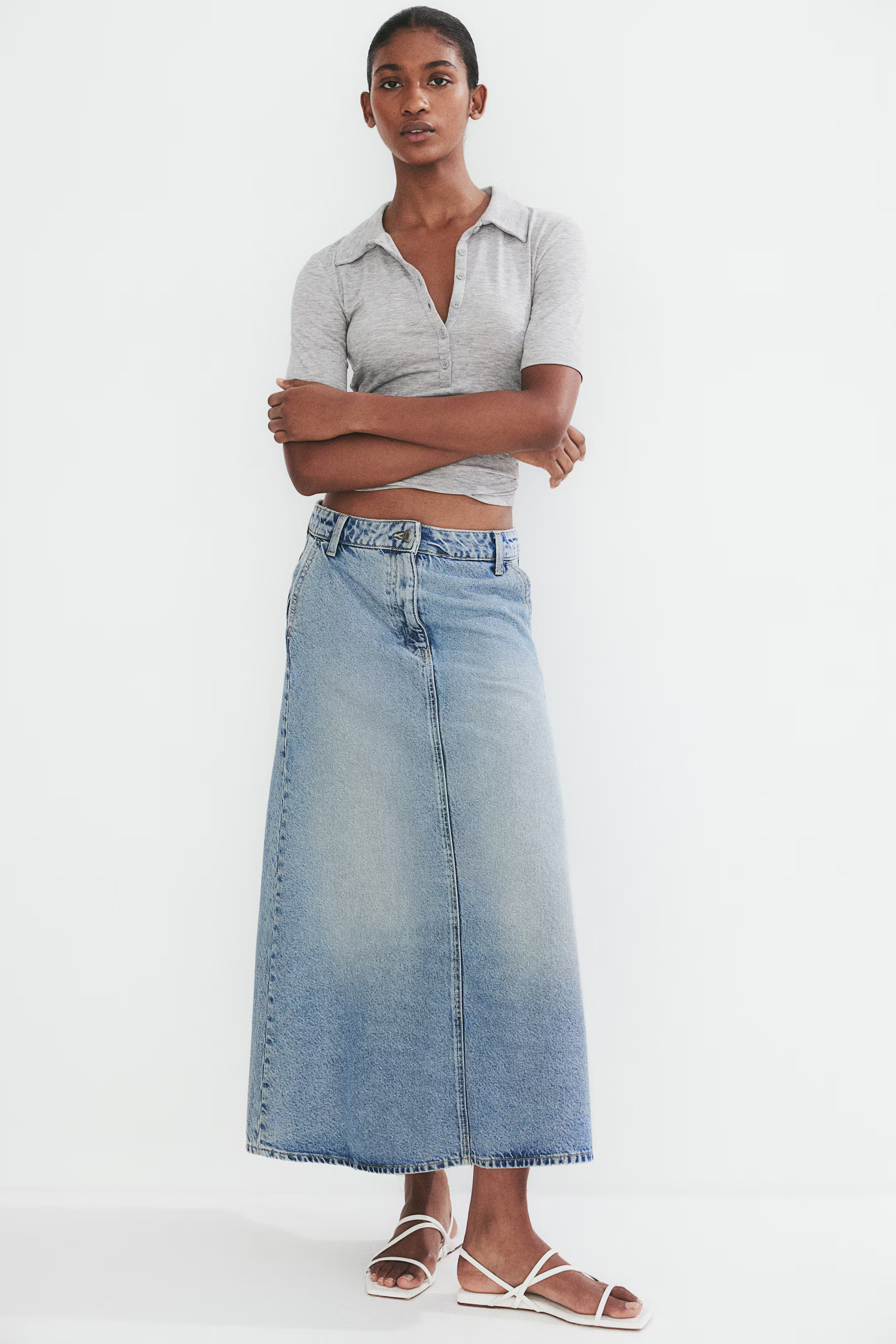 A-line Denim Skirt | H&M (US + CA)