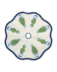 48in Preppy Christmas Tree Hooked Tree Skirt | Garlands & Trimmings | Marshalls | Marshalls