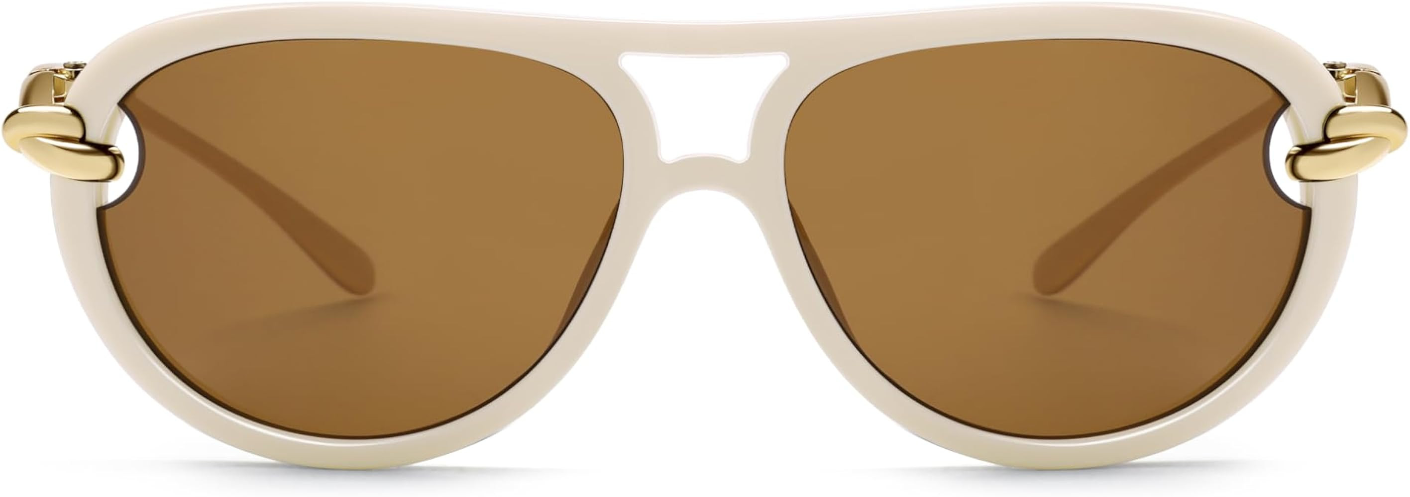 Trendy Knot Aviator Sunglasses for Women Men Vintage 90s Designer Shades AP3756 | Amazon (US)