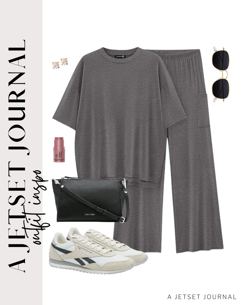 PRETTYGARDEN’s dark gray matching set is perfect for Reebok AZ Legacy Sneakers. I discovered this Calvin Klein Reyna crossbody bag, and it goes well with this look, together with SOJOS polarized sunnies.

#LTKSeasonal #LTKSaleAlert #LTKTravel
 

 