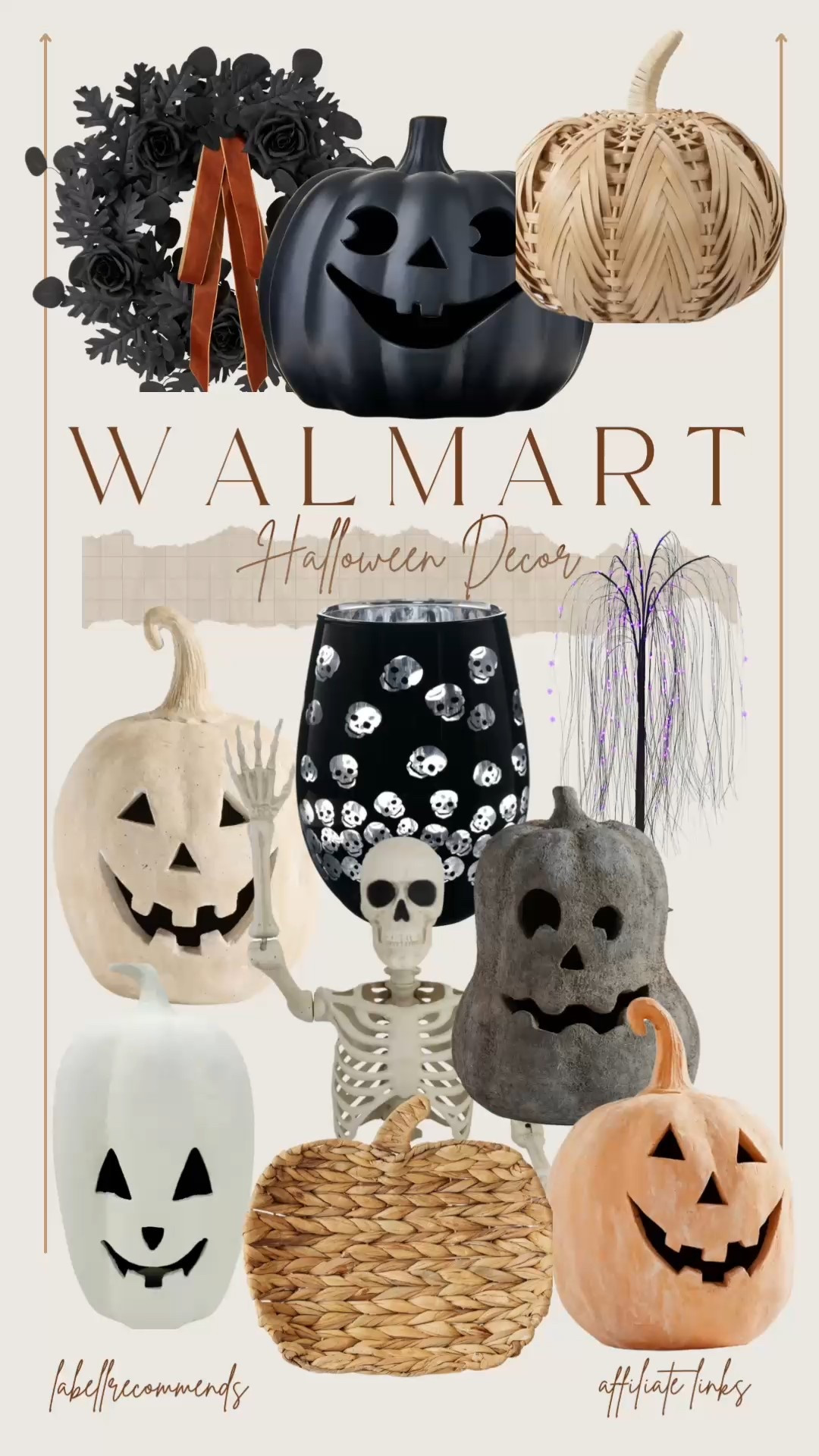 Neutral Halloween is in this year, and Walmart’s got the chic spooky vibes covered. From white and terracotta jack-o’-lanterns to skeletons, serving trays and mixed media pumpkins, these finds add just the right amount of eerie elegance to your home. Perfect for cozy October nights, fall gatherings, and Insta-worthy tablescapes. 

#HalloweenDecor
#FallDecor
#NeutralHalloween
#HalloweenInspo
#WalmartFinds

Walmart Halloween decor, neutral Halloween decorations, terracotta jack-o’-lanterns, chic Halloween decor, white pumpkin Halloween decor, skeleton serving pieces Walmart, modern Halloween home decor, mixed media Halloween pumpkins, Walmart fall decorations, affordable Halloween home styling

#LTKHome #LTKHalloween #LTKSeasonal